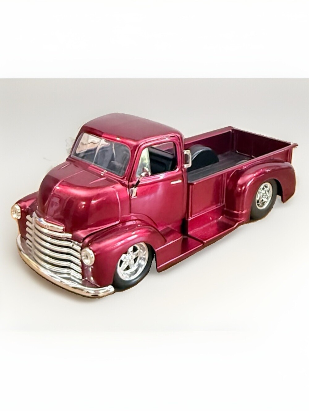 Collectible Jada Just Trucks 1952 Red Chevy Coe Pickup 1:24